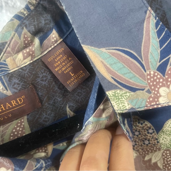 Vintage Tori Richard Hawaiian shirt Size L - Picture 4 of 5